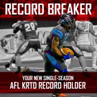 Portland Thunder WR/KR Duane Brooks