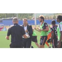 Ottawa Fury FC Celebrate Rafael Alves' Stoppage Time Goal