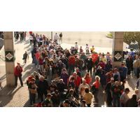 Long Island Ducks Fans Entering Bethpage Ballpark