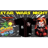 Tampa Yankees Star Wars Jerseys