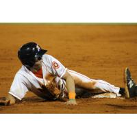 Myles Straw of the Greeneville Astros Steals a Base