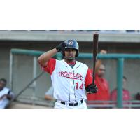 Raywilly Gomez of the Arkansas Travelers