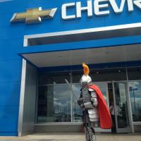 The Silver Knight, Mascot of the Syracuse Silver Knights