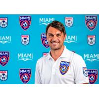 Antonio Barreto with Miami FC's Official Badge and Seal