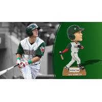 Josh VanMeter of the Fort Wayne TinCaps and his Bobblehead