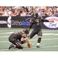 Kicker Garrett Lindholm with the Arizona Rattlers