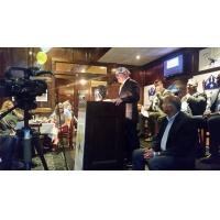Philadelphia Yellow Jackets Owner Joe Krause Addresses the Crowd