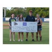 Victoria Generals Present Check to Alzheimer's Association