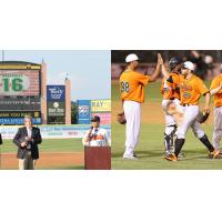 Ray Navarrete Gets Jersey Retired, Long Island Ducks Celebrate