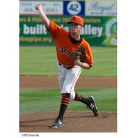 San Jose Giants Pitcher Chase Johnson