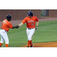 Connor Goedert of the Greeneville Astros Rounds the Bases