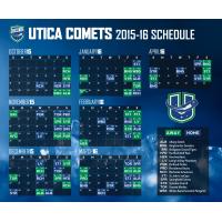 Utica Comets 2015-16 Schedule