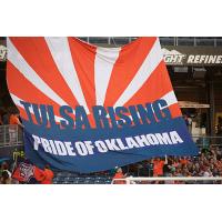 Roustabouts Unveil New Tifo for Tulsa Roughnecks