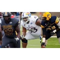 Spokane Shock Signees Malcolm Speller, Ahongalu Fusimalohi and Michael Boyefio