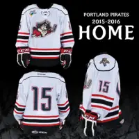 Portland Pirates New Uniforms for 2015-16