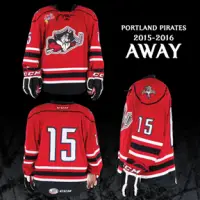 Portland Pirates New Uniforms for 2015-16