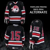 Portland Pirates New Uniforms for 2015-16