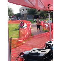 Trevor Ludwig of the Allen Americans Competes in the Cooper Triathlon Series