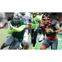 Spokane Shock Signees Aaron Spikes and Charles Dowdell