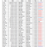 Saint John Sea Dogs TV Schedule