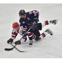 Andrew Romano of the Johnstown Tomahawks vs. the New Jersey Titans