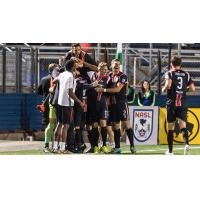 Ottawa Fury FC Celebrate a Goal