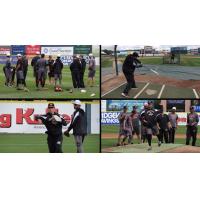 Long Island Ducks Work out on Eve of Playoffs