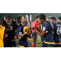 LA Galaxy II Celebrates Playoff Win