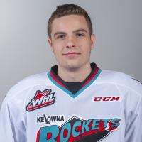 Forward Gage Quinney with the Kelowna Rockets