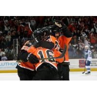 Lehigh Valley Phantoms Celebrate a Goal