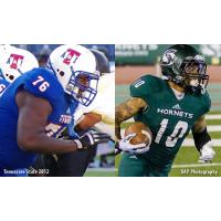 Spokane Shock Signees OL Brandon Haskin and WR/KR Austin Dotson