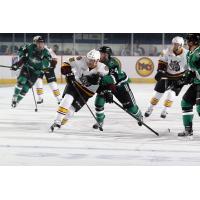 Andre Benoit of the Chicago Wolves vs. the Iowa Stars