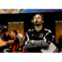 Orlando Predators Offensive Coordinator Matthew Sauk with the Utah Blaze