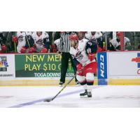 Brad Richard with the Elmira  Jackals