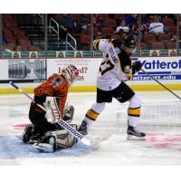 Wichita Thunder Grant Rollheiser Faces the Colorado Eagles