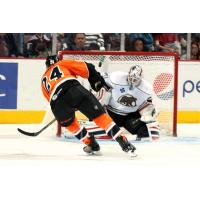Petr Straka of the Lehigh Valley Phantoms vs. the Hershey Bears