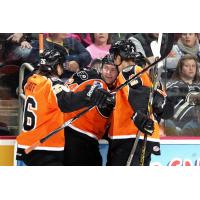 Lehigh Valley Phantoms Celebrate a Goal vs. the Hershey Bears