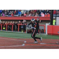 Chicago Bandits Outfielder Brenna Moss at the Plate