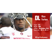 Portland Thunder Signee OL Rico Forbes