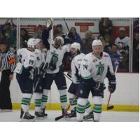 Danbury Titans Celebrate a Goal