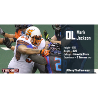 Portland Thunder Signee OL Mark Jackson