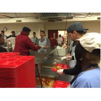Macon Mayhem Serve Lunch at Macon Outreach