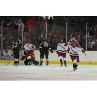 Allen Americans Celebrate vs. the Colorado Eagles