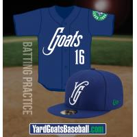 Hartford Yard Goats Batting Practice Uniforms