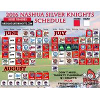 2016 Nashua Silver Knights Schedule