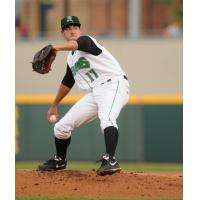 Robert Stephenson with the Dayton Dragons