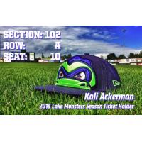 Lake Monsters 2015 Ticket Return Season Ticket Card Design Contest Winner