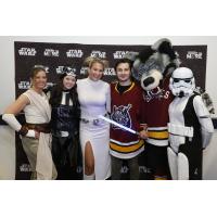 Chicago Wolves Star Wars Day Fans and Stormtrooper