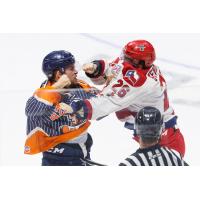 Tulsa Oilers and Allen Americans Fight