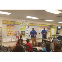 Tampa Bay Storm Players at Great American Teach-In